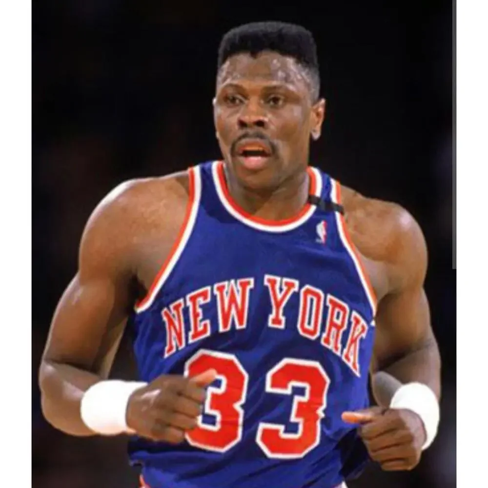 *Patrick Ewing-(Knicks)-(Blue)-(Good Con.)-(XL)-$95 - Picture 6 of 9